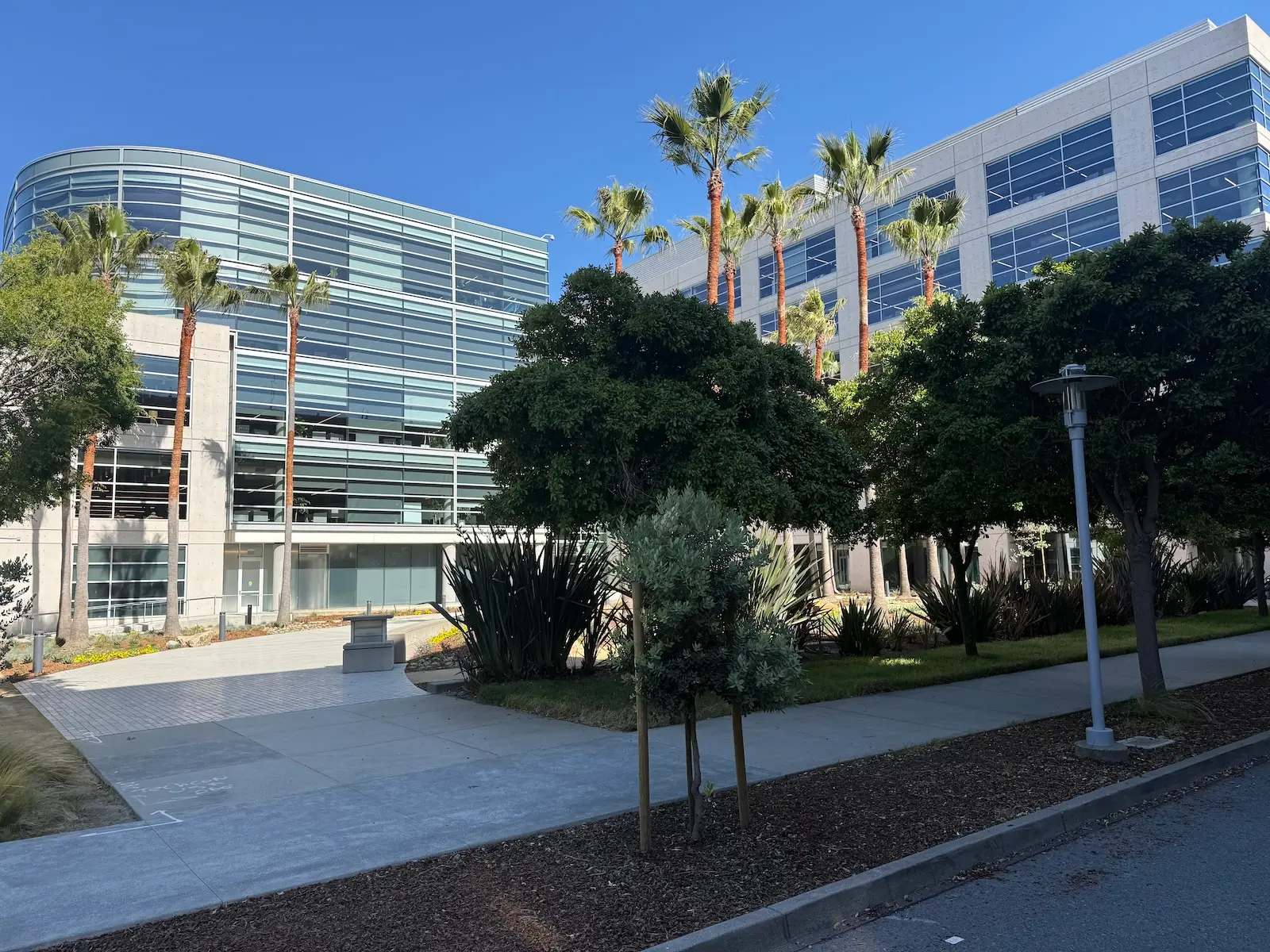 Modern office building context in San Francisco’s Mission Bay commercial district